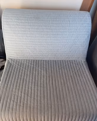 Poltrona Letto IKEA LYCKSELE LÖVÅS grigio chiaro