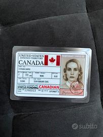Carta Identità Stephanie Harper