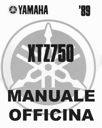 Manuale Officina Yamaha Super Tenerè 750 1989 1998