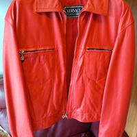 Giubbino in pelle Versace