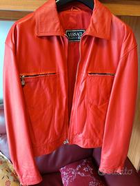 Giubbino in pelle Versace