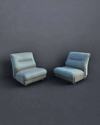 Design Coppia di poltrone modulari anni ‘70