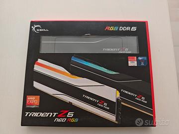 Nuove/64gb DDR5 Gskill Trident Z RGB  6000MHZ cl30