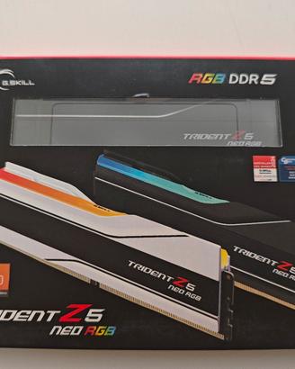 Nuove/64gb DDR5 Gskill Trident Z RGB  6000MHZ cl30