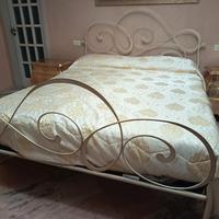 letto matrimoniale in ferro battuto 