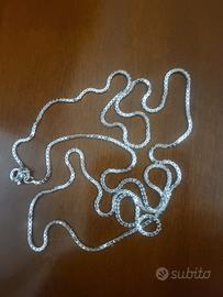 collana alla veneziana argento 925 cm 70