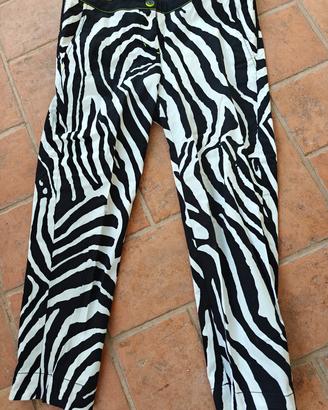 Pantaloni Marella bicolore 