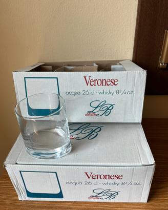 Set 12 bicchieri acqua/liquore Bormioli
