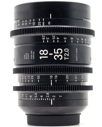 Sigma 18-35mm T2 Cine-Attacco Canon EF