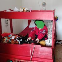 Letto 90x200 Camion dei Pompieri