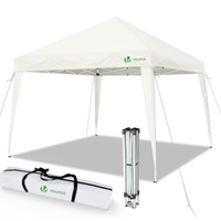 VOUNOT Gazebo Pieghevole da Giardino 3x3 M