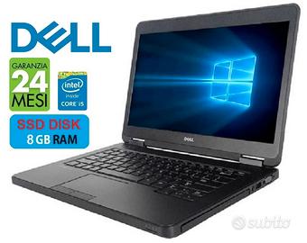 Notebook Dell Intel i5 RAM 8-16 Gb con Garanzia