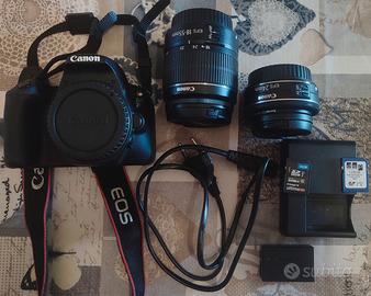 Canon EOS 200D kit completo + 2 obiettivi