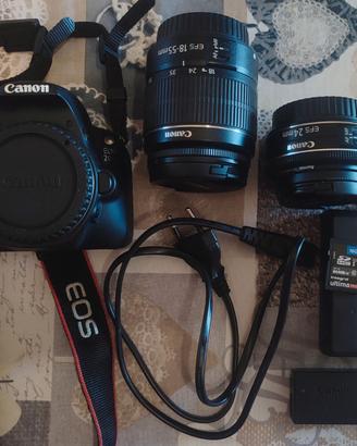 Canon EOS 200D kit completo + 2 obiettivi