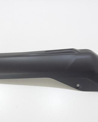 PARACALORE CARBONIO SCARICO TERMINALE AKRAPOVIC MU