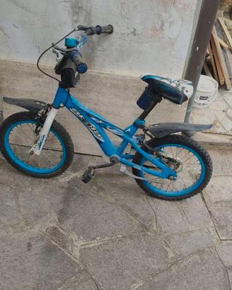 Bicicletta Bambina Atala 16" blu/bianca