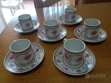 Tazzine da caffè da 6 in porcellana Bavaria