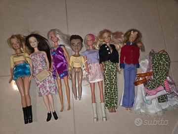 Lotto bambole barbie 
