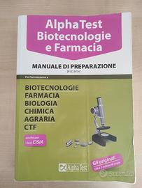 Alpha test biotecnologie e e farmacia