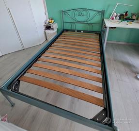 Letto in ferro battuto 1 piazza e mezza