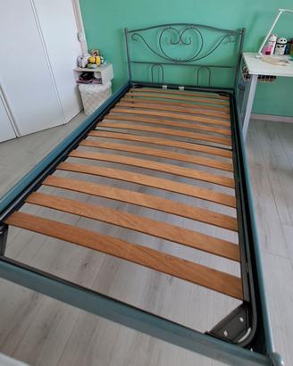 Letto in ferro battuto 1 piazza e mezza