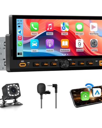 Autoradio android auto carplay display bluetooth