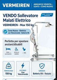Sollevatore Elettrico VERMEIREN 150kg