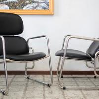 poltrona Bauhaus vintage stile Zanuso  poltronova