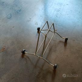 Porta bici singolo con rotelle