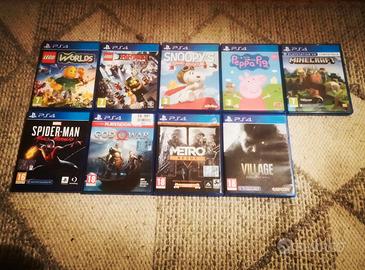 lotto di 9 giochi per play 4