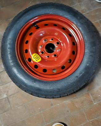 Ruotino completo di cric chiave giravite lancia y