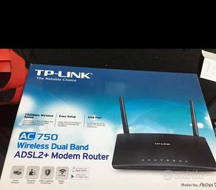 TPlink AC750 wireless dual band ADSL 2+modemrouter