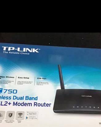 TPlink AC750 wireless dual band ADSL 2+modemrouter