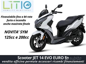 SYM JET 14 EVO 200 o 125 NOVITA' 2025