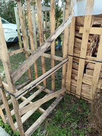 bancali da legna da ardere vuoti