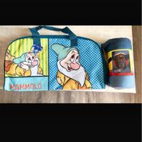 Set Borsone da viaggio Disney + Plaid Dragons