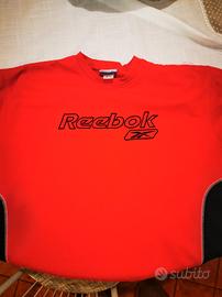 felpa rossa Reebok 