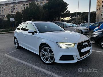Audi A3 2019 sline 1,6 tdi, virtual cockpit e led