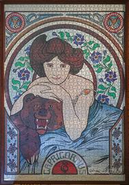 Puzzle zodiaco Capricorno incorniciato - 85x60 cm