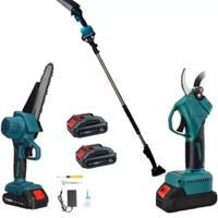 KIT POTATURA MOTOSEGA 6" + FORBICE+ 2 BATTERIA 48V