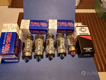 QUARTETTO VALVOLE TUNGSOL KT 120