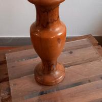 Vaso in legno di ulivo lavorazione artigianale 