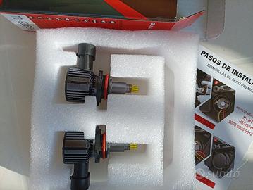 coppia lampadine led fari auto 360°