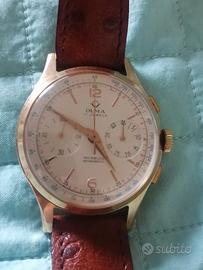 Cronografo Olma 38/39mm. Placcato oro