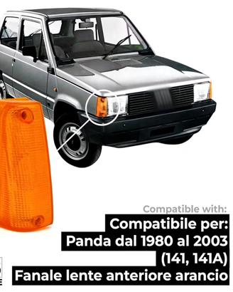  Freccia Anteriore Destra DX Arancio Fiat Panda