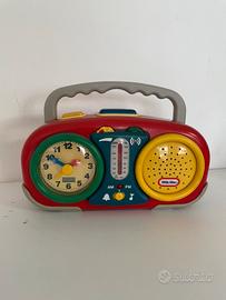 Radio sveglia snooze vintage little tikes bambini