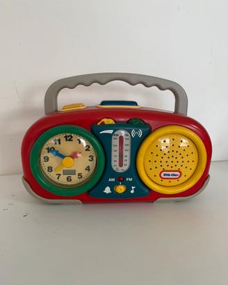 Radio sveglia snooze vintage little tikes bambini