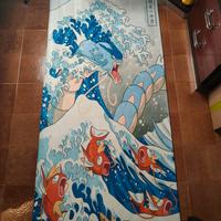 Tappeto Retrò Pokémon Gyarados e Magikarp – 80x160