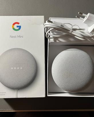 Google Nest Mini 2ª generazione bianco + scatola e