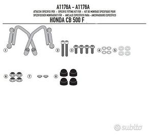ATTACCHI GIVI A1176A PER CUPOLINO GIVI 1176A HONDA
